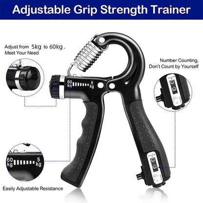 Adjustable Hand Grip Strengthener 5-60kg